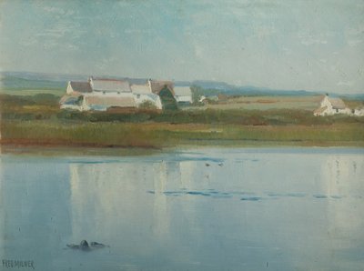 Marazion-Riverside Farmにて 作： Frederick Milner