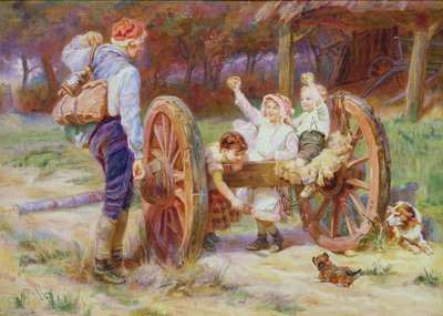 日が長いので幸せ 作： Frederick Morgan