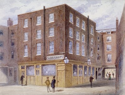 変更路地、ロンドン、1873 作： Frederick Napoleon Shepherd