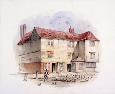 イズリントングリーン、ロンドン、c1840 作： Frederick Napoleon Shepherd