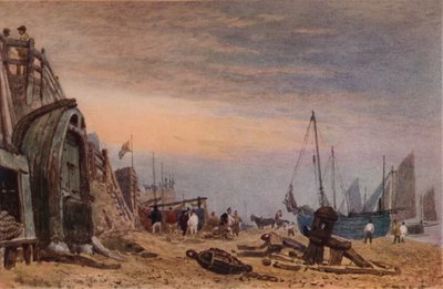 ブライトンビーチ、ヘイズ晴れ、c1820 作： Frederick Nash