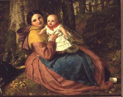 アーティストの息子と看護師 作： Frederick Richard Pickersgill
