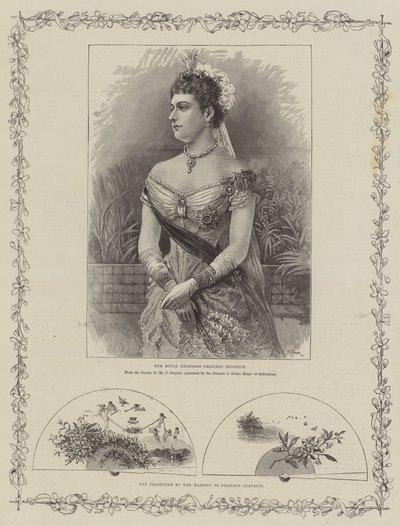 ベアトリス王女とバッテンベルクのヘンリー王子の王室の結婚式 作： Frederick Sargent