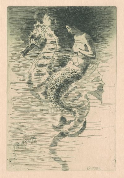 人魚 作： Frederick Stuart Church