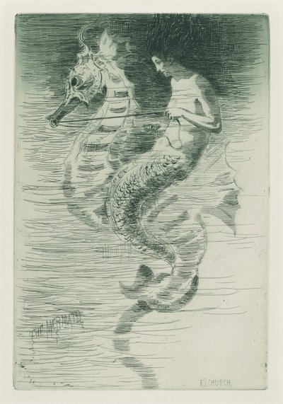 人魚 作： Frederick Stuart Church