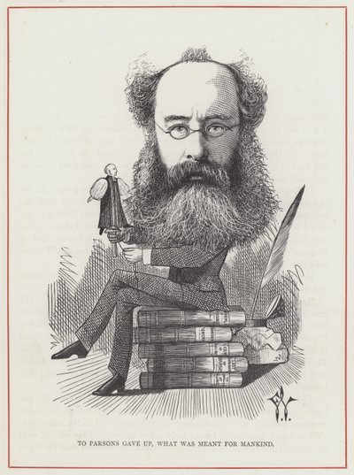 アンソニー・トロロープ、小説家 作： Frederick Waddy