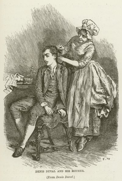 デニスデュバルと彼の母親 作： Frederick Walker