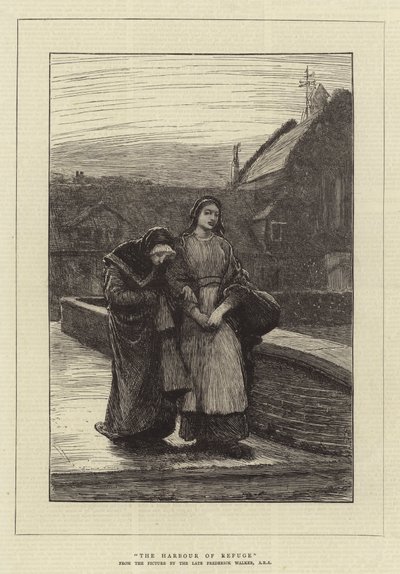 避難所の港 作： Frederick Walker
