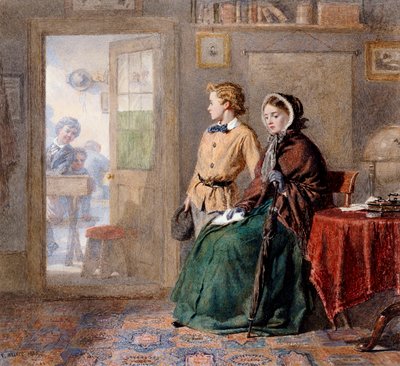 新しい男の子、1860 作： Frederick Walker