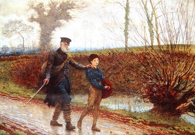 ウェイファーラー」（鉛筆、水彩、ボディカラー、紙） 作： Frederick Walker