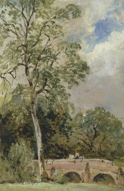 1829年、サウス・ミクルハム（ミルボードに油彩） 作： Frederick Waters Watts
