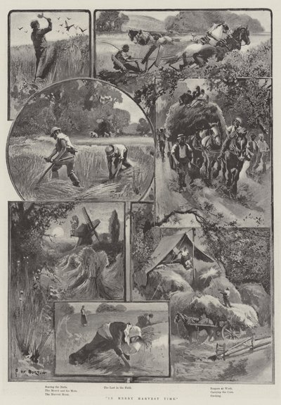 メリーハーベストタイムに 作： Frederick William Burton