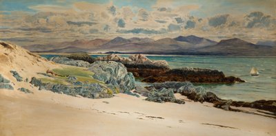 スランドウィン島のスノードンとカナーヴォン、1917年。 作： Frederick William Hayes