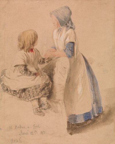 ウェールズの子供たち 作： Frederick William Hulme