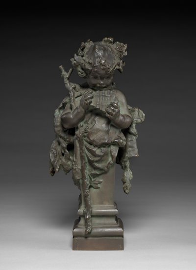 幼児牧神c。 1890-1895。 作： Frederick William MacMonnies