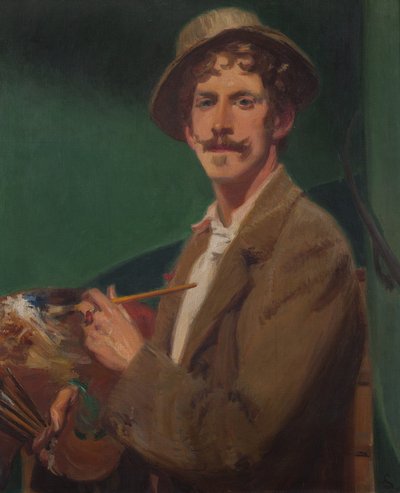 自画像 作： Frederick William MacMonnies