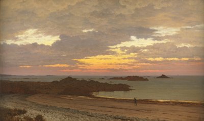 海岸の夕べ、1887 作： Frederick William Meyer