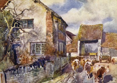 メアリーアーデンズコテージ、ウィルムコート 作： Frederick William Newton Whitehead