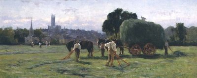 干し草の手入れ 作： Frederick William Newton Whitehead