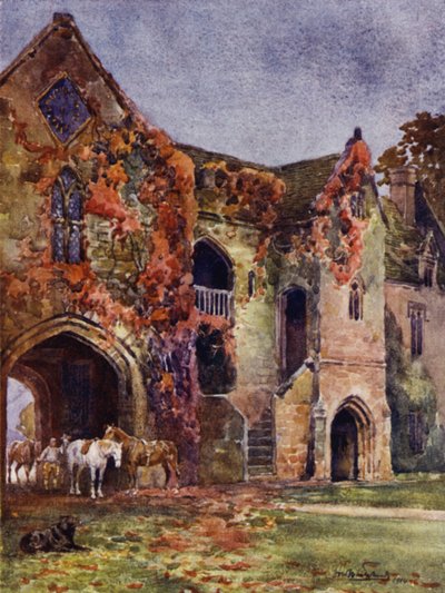 オールドゲートウェイ、ストーンリー修道院 作： Frederick William Newton Whitehead
