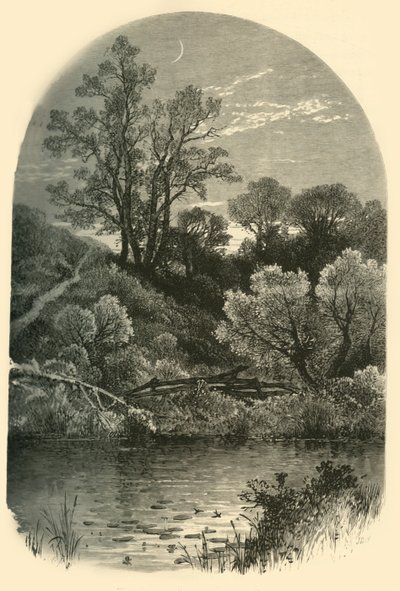 「ピッツフィールドのフーサトニック銀行」、1874 年。 作： Frederick William Quartley