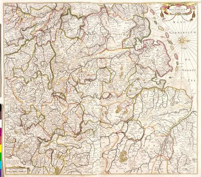 ドイツ、シュレースヴィヒ＝ホルシュタイン州、ニーダーザクセン州、ノルトライン＝ヴェストファーレン州 作： Frederick de Wit