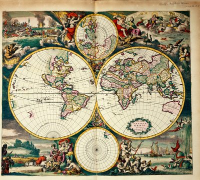 世界地図 作： Frederick de Wit