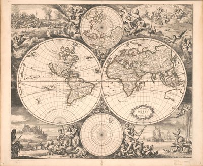 全世界の新しい地図 作： Frederik de Wit