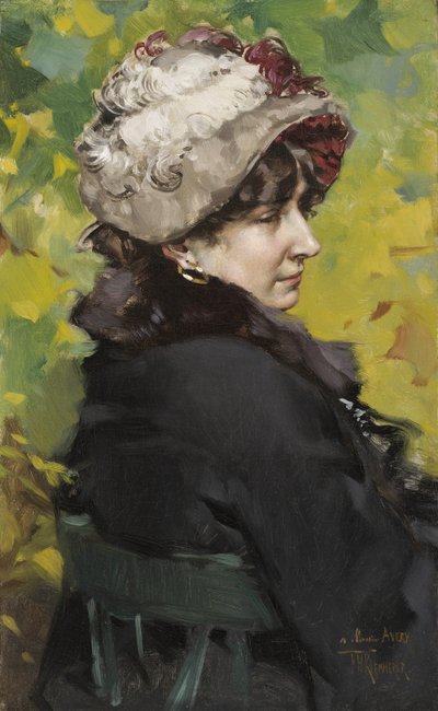 秋の紅葉、1880年代 作： Frederik Hendrik Kaemmerer