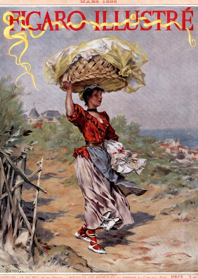 洗濯女 1895 - 運ぶ 作： Frederik Hendrik Kaemmerer