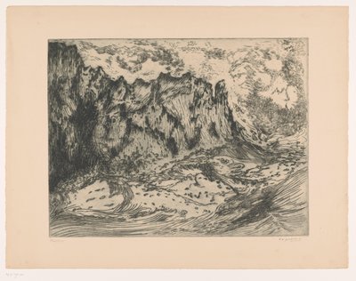 岩の波 作： Frederika Henriëtte Broeksmit (signed by artist)