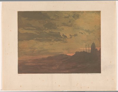 夜のカトウェイク・アーン・ゼー 作： Frederika Henriëtte Broeksmit (signed by artist)