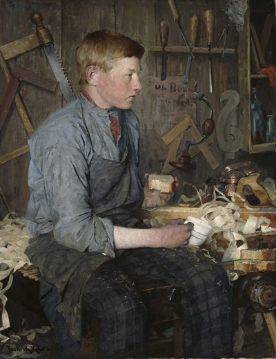 若い大工 作： Fredrik Kolstoe