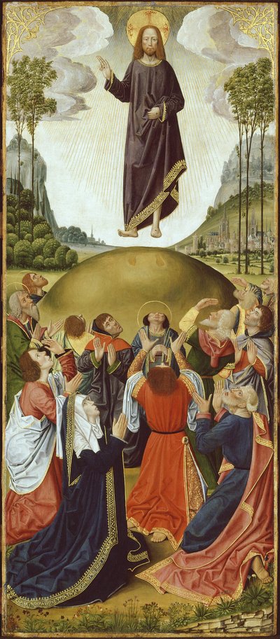 トゥワゾン・レ・アブヴィルの祭壇画：昇天 作： French