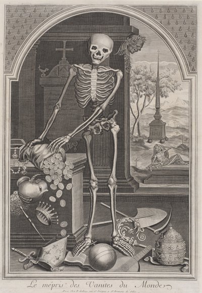 世俗的な虚栄心のある死 作： French 18th Century