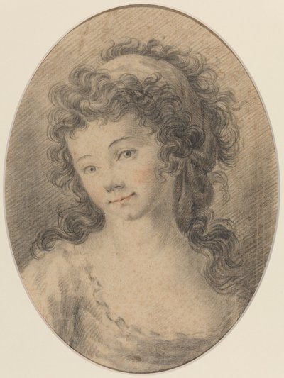 少女の肖像 作： French 18th Century
