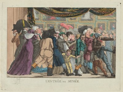 博物館への入り口 作： French 19th Century
