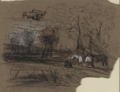 田舎のライダー 作： French 19th Century