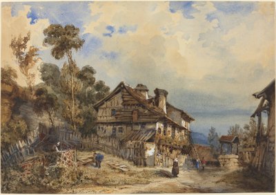 素朴な風景 作： French 19th Century