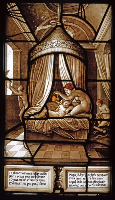 プシュケの物語ステンドグラスの窓、1441-1444 作： French Master