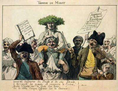 マラットの勝利、1793 作： French Master