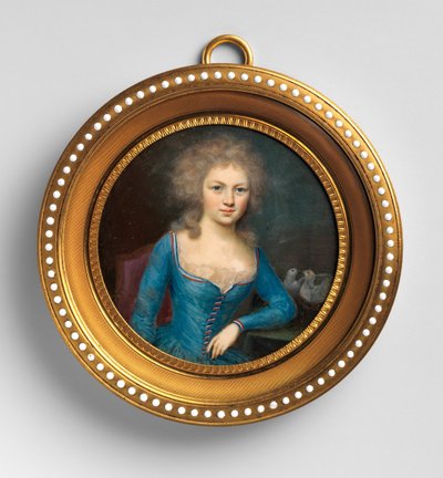 女性の肖像画。 作： French Painter