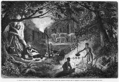 サイアム王国のアレクサンドルアンリムホ（1826-1860） 作： French Photographer