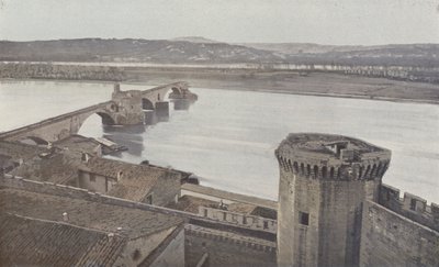 アビニョン、要塞、聖ベネゼット橋 作： French Photographer