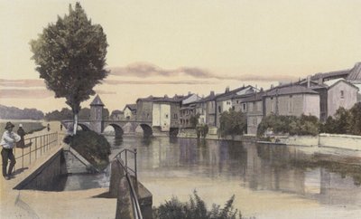 オルナンにあるノートルダム橋、バルルデュック 作： French Photographer