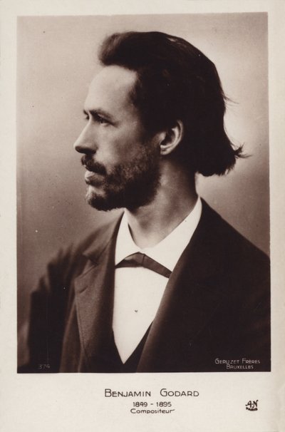 ベンジャミンゴダール、フランスのバイオリニスト、ロマンチックな作曲家（1849〜1895年） 作： French Photographer