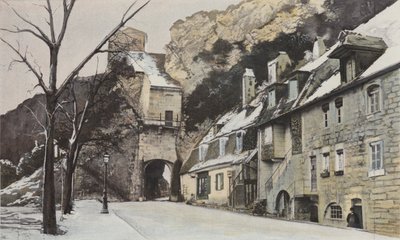 ブザンソン、Porte Taillee、街側からの眺め 作： French Photographer