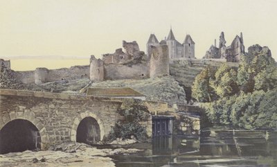 Bressuire、城の遺跡、外観、南西ビュー 作： French Photographer
