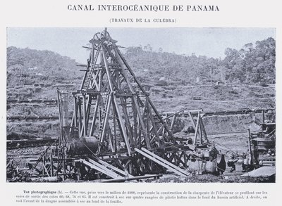 パナマ大洋間運河、ラ・クレブラの作品（モノクロ写真 作： French Photographer