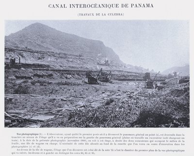 パナマ大洋間運河、ラ・クレブラの作品（モノクロ写真 作： French Photographer